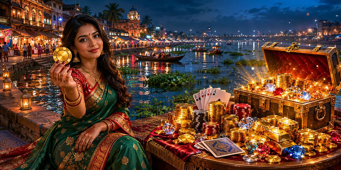ময়মনসিংহের নাইট মার্কেটে অনলাইন লটারি গেমের দৃশ্য